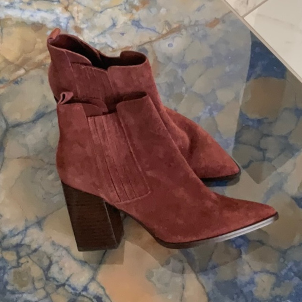 Nine West Suede Booties - Size 9M